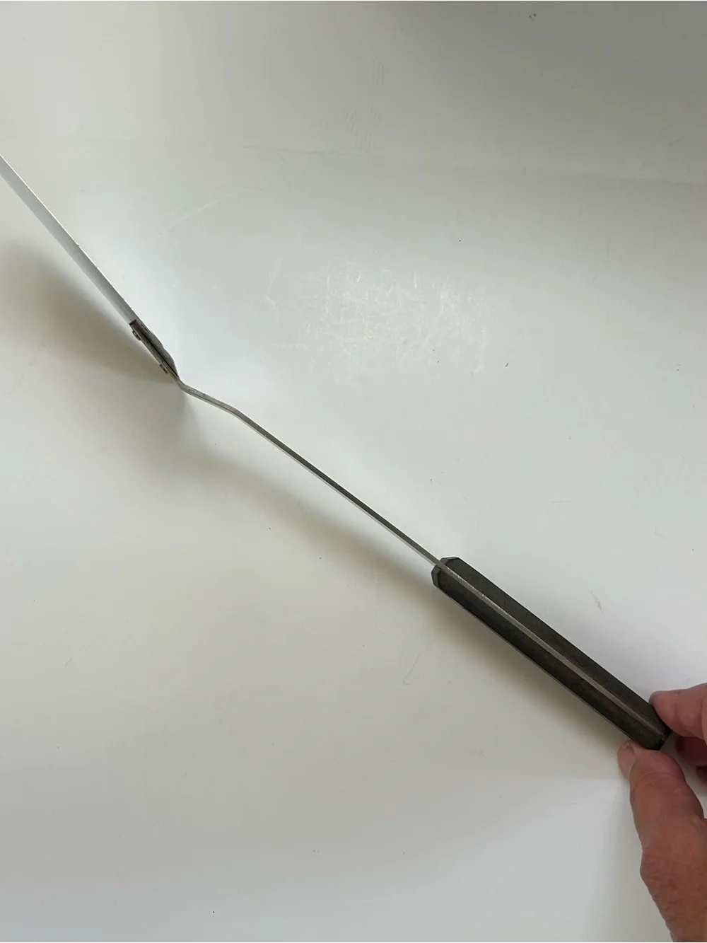 Vtg Pre-1954 FLINT Arrowhead Stainless Vanadium Spatula Composite Full Tang USA